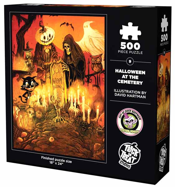 HARTMAN HALLOWEEN AT THE CEMETARY PUZZLE