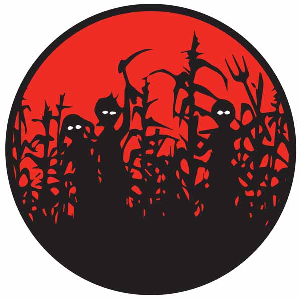 Children of the Corn Silhouettes Pin