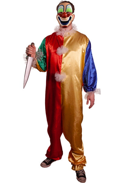 YOUNG MICHAEL CLOWN COSTUME W/MASK