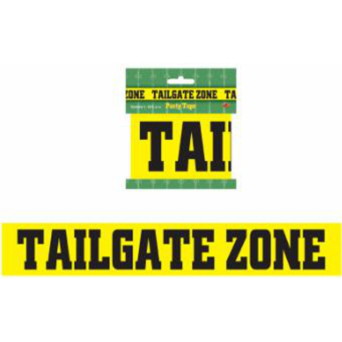 "Tailgate Zone" Party Tape (20'/Pk)