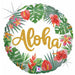 "Tropical Aloha Balloon And Garland Gift Set"