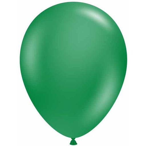 Tuftex Crystal Emerald Green Balloons (100/Pk)