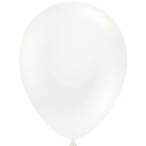 5'' Tuftex White Latex Balloons (50/Pk)