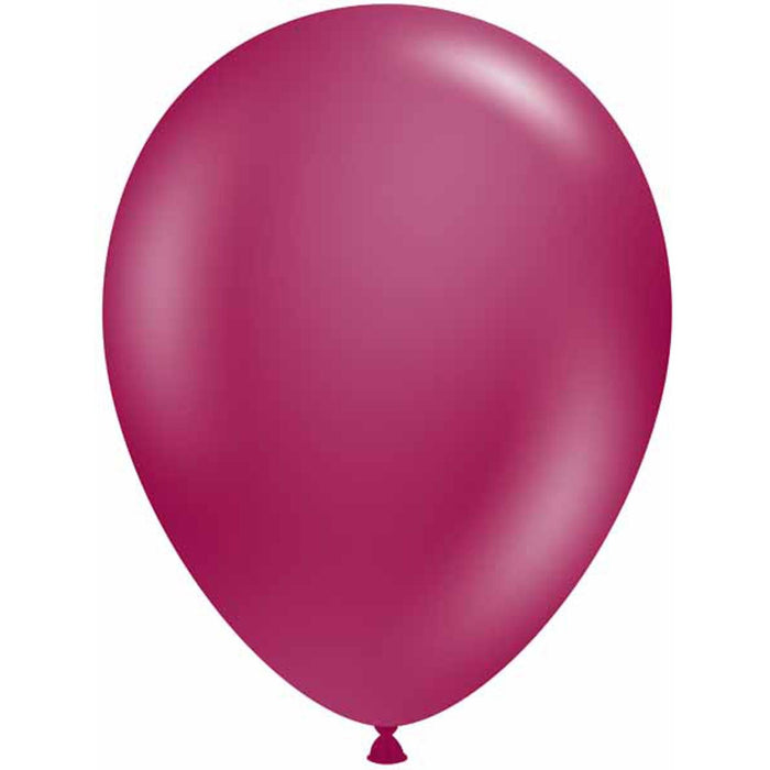 Tuftex Crystal Burgundy Latex Balloons (50/Pk)