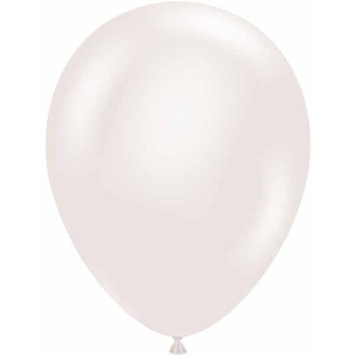 Tuftex Pearl White Sugar Balloons (50 Pack) - 17" Diameter