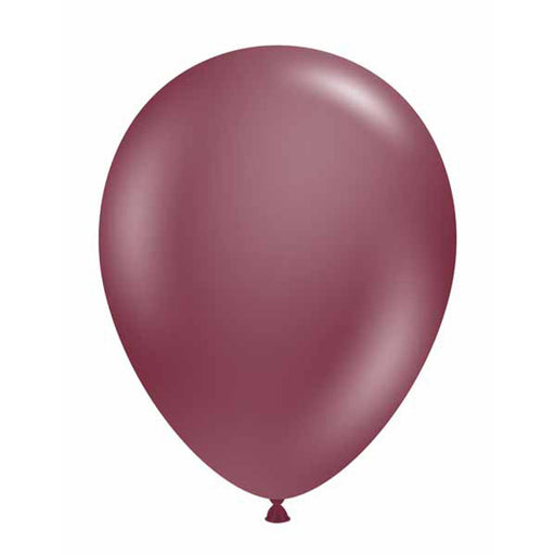 Tuftex Samba Burgundy Latex Balloons - 11", 100/Bag