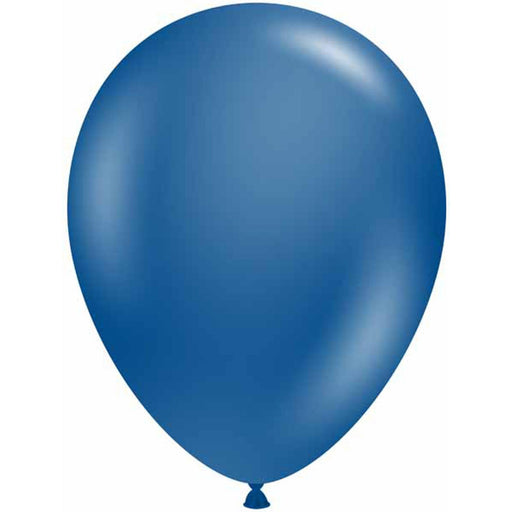 Tuftex Crystal Sapphire Blue Latex Balloons (50/Pk)