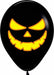 Sempertex Bright Pumpkin Black 11-Inch Latex Balloons, 50-Pack