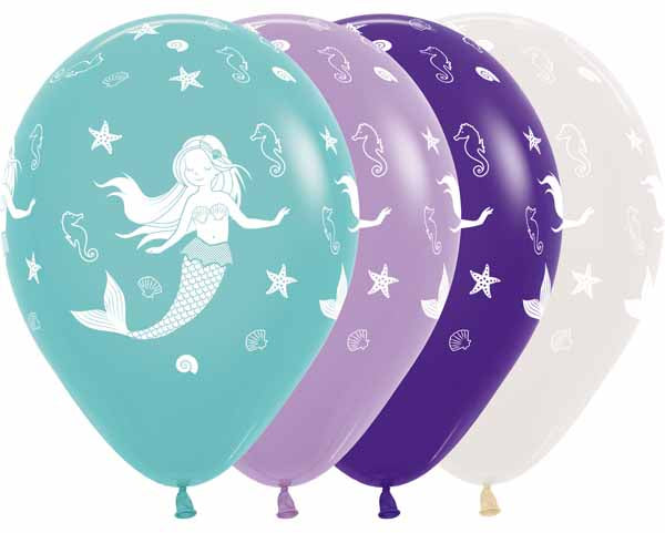 MERMAID CRYSTAL ASST 11" SEMPERTEX 50/BG