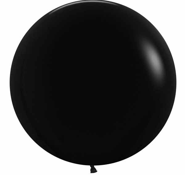 Sempertex Black 24-Inch Latex Balloons, 10 Pack