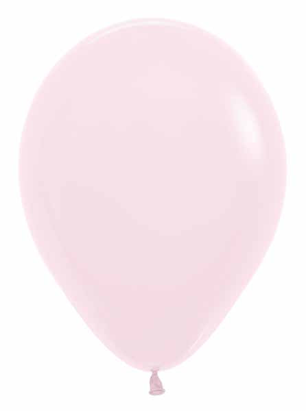 Sempertex Pastel Matte Pink 11-Inch Latex Balloons, 50 Count