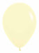Sempertex 11" Pastel Matte Yellow Latex Balloons, 50 Pack