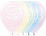 Sempertex 11" Graffiti Pastel Matte Latex Balloons, 50 Count