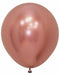 Sempertex Reflex Rose Gold 18-Inch Latex Balloons, 25 Pack