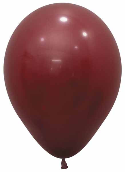 Sempertex Merlot Red 5" Latex Balloons, 50 Pack