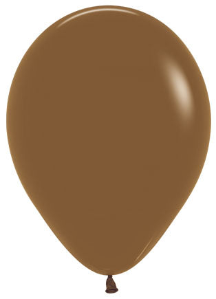 Sempertex Coffee Brown 11" Latex Balloons, 50 Count