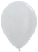 Sempertex 5" Satin Silver Latex Balloons, 50 Count