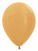 Sempertex 11 Inch Metallic Gold Latex Balloons, 50 Pack