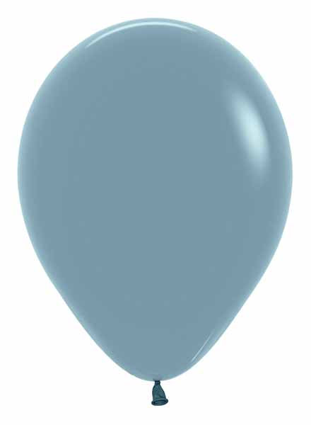 Sempertex Pastel Dusk Blue 5" Latex Balloons, 50 Pack