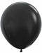 Sempertex 18-Inch Metallic Black Latex Balloons, 25 Pack