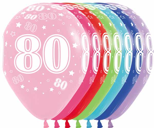 NUMBER "80" ASST 11" SEMPERTEX 50/BG