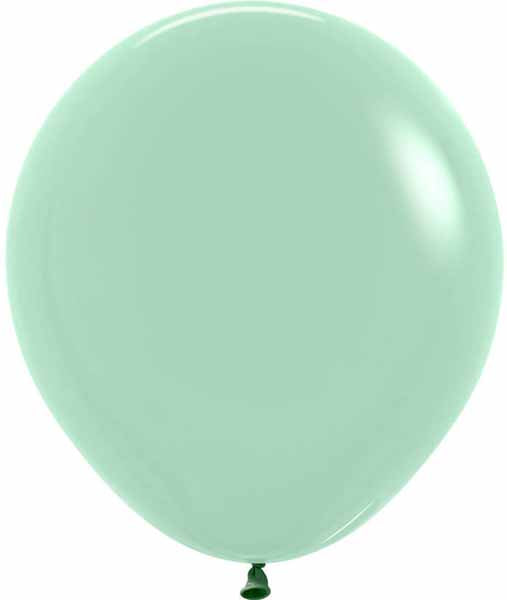 Sempertex Pastel Green Tea 18-Inch Latex Balloons, 25 Pack