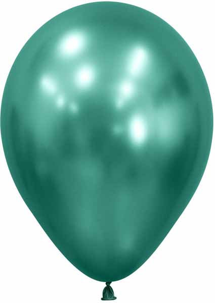 Sempertex Reflex Aurora Green 11" Latex Balloons, 50 Pack