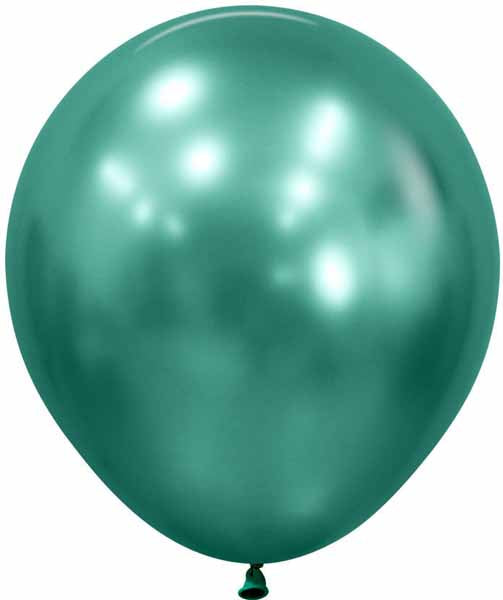 Sempertex Reflex Aurora Green 18-Inch Latex Balloons, 25 Pack