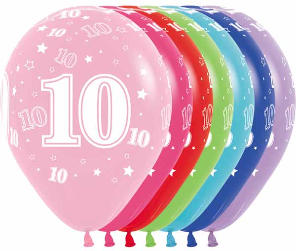 NUMBER "10" ASST 11" SEMPERTEX 50/BG