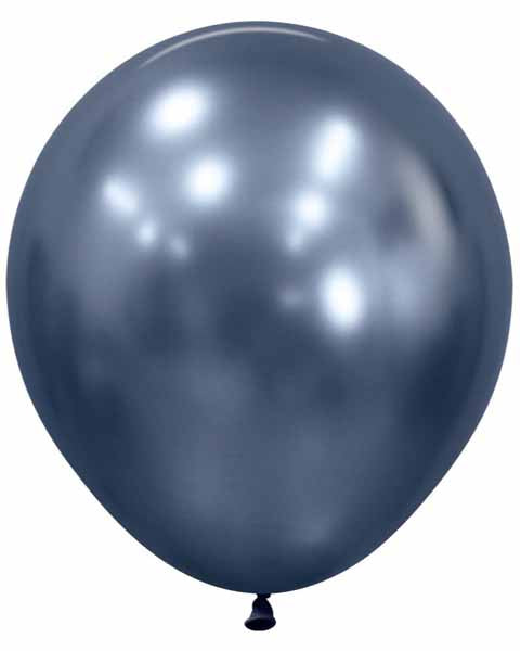 Sempertex Reflex Galaxy Blue 18-Inch Latex Balloons, 25 Pack