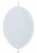 Sempertex White 6-Inch Link-O-Loon Latex Balloons, 50 Pack