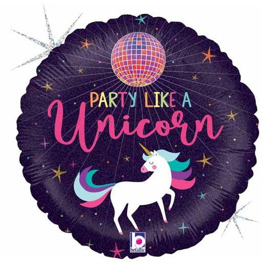 Unicorn Party 18" Holographic Balloon