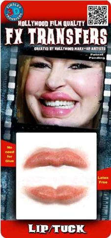 Tinsley Transfers Botoxic Lips 3D FX Makeup Transfers