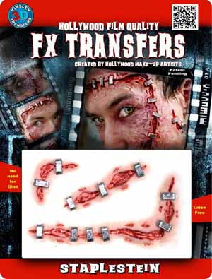 Tinsley Transfers Staplestein 3D FX Makeup Transfers