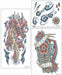 Tinsley Transfers Red Dragon Sleeve FX Temporary Tattoo