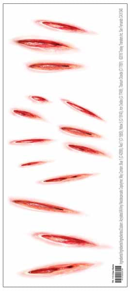 Tinsley Transfers Claw Marks Trauma FX Tattoo