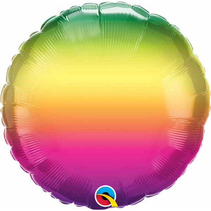 Vibrant Ombre Round Party Supplies