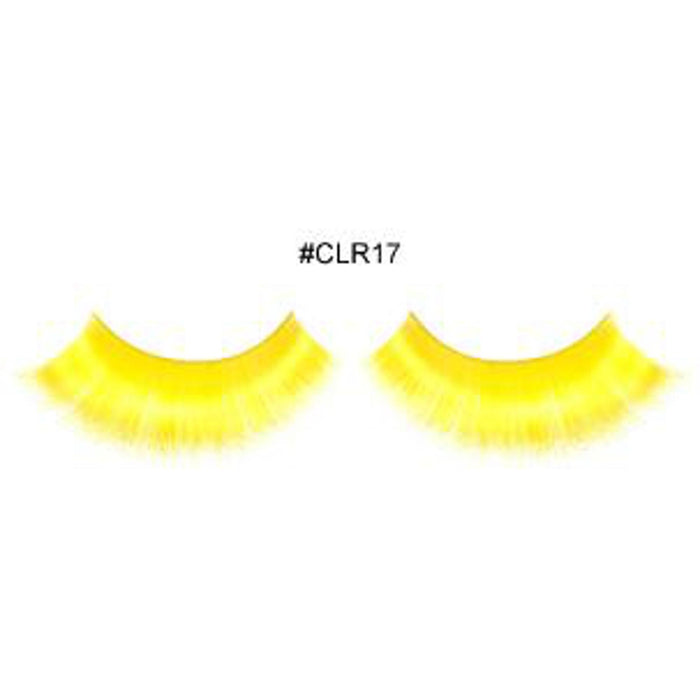 "Vibrant Solid Yellow Playful Lashes (Clr17)"