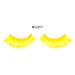 "Vibrant Solid Yellow Playful Lashes (Clr17)"