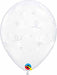 Six-Point Stars & Confetti 11-Inch Latex Balloons, 50 Count