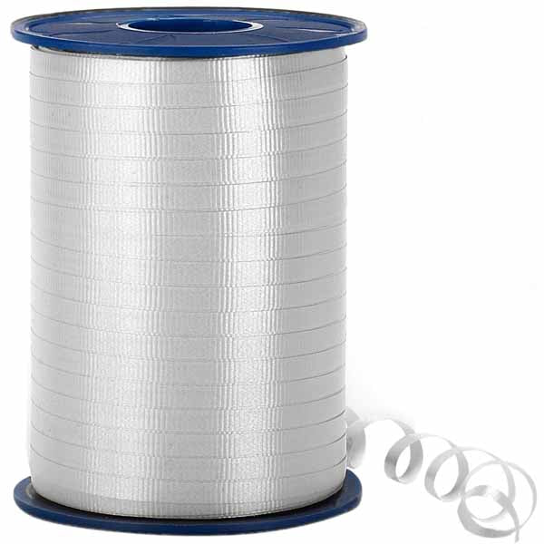 Morex Silver Curling Ribbon, 500 Yards