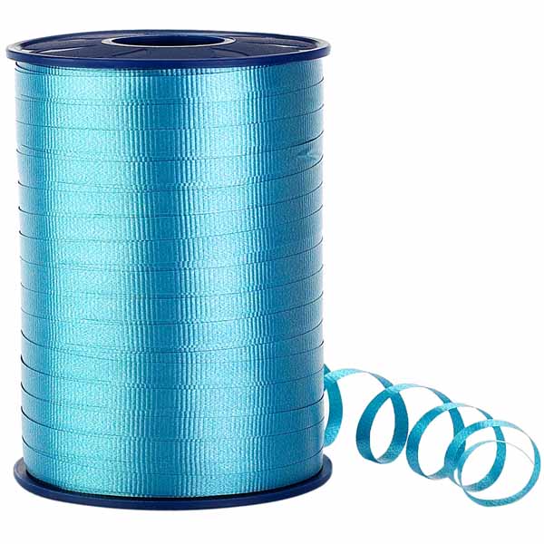 MOREX CURLING RIBBON TEAL 500YD #603