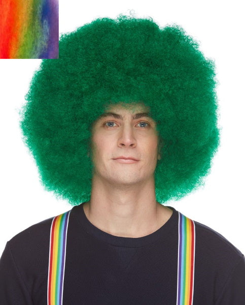 Multicolor Afro Costume Wig