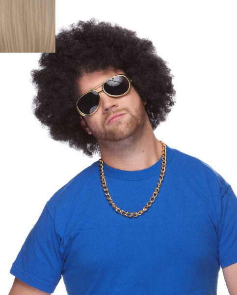 Blonde Afro Costume Wig