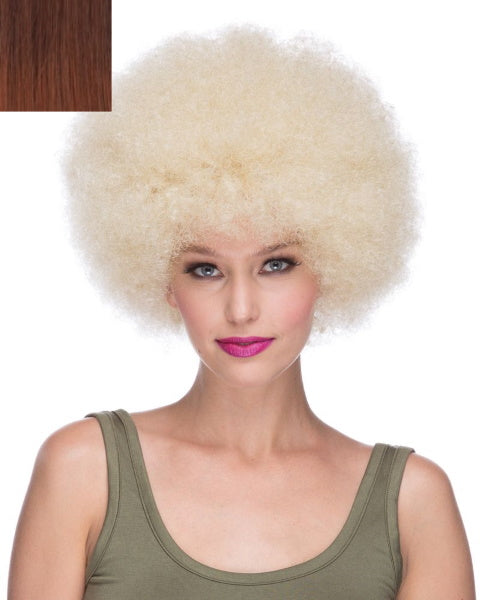 Chestnut Brown Medium Afro Costume Wig