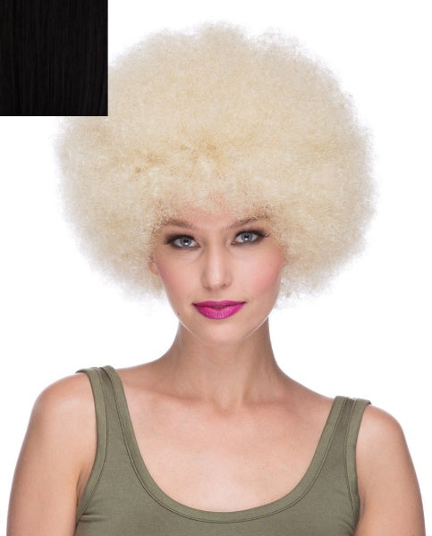 Off-Black Afro Costume Wig