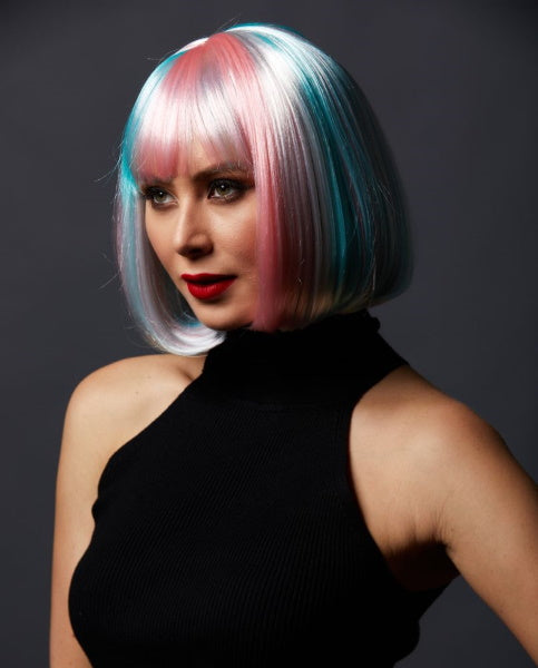 Cindy Blush Bob Costume Wig in Angel Breath
