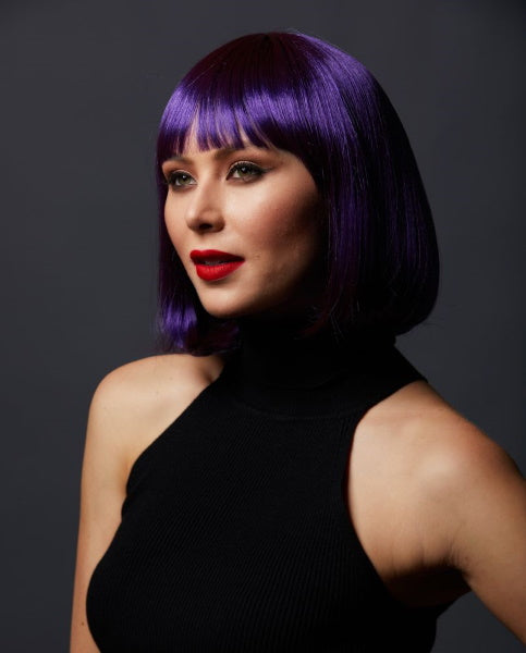Blush Cindy Grape Purple Bob Wig