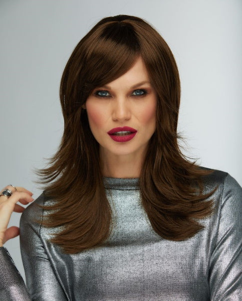 Blush Hannah Costume Wig in Chocolate Brown