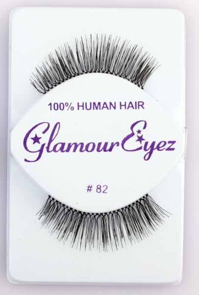 Glamour Eyez Black False Eyelashes #82